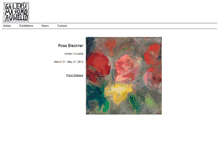 Tablet Screenshot of galeriamassimoaudiello.com
